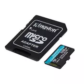 KINGSTON MICRO SD 128GB + SD adapter SDCG3/128GB