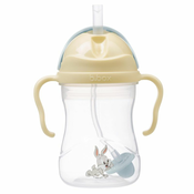 b.box lonček Sippy s slamico Warner Brothers Looney Tunes, 240 ml yellow, blue