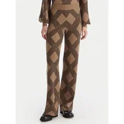 ONLY Pletene hlače Anny 15327634 Bež Loose Fit