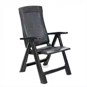 Baštenska stolica plasticna Ipae-Progarden Gold - Antracit