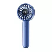 Prenosni ventilator Techsuit CT-110 z LED prikazovalnikom, USB polnjenje, pet hitrosti - moder