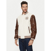 Guess Bomber jakna M5RL19 WGU82 Bela Regular Fit