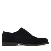 Nizki čevlji Calvin Klein Ess Rubber Derby HM0HM02269 Črna