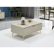 Hanah Home Klub sto Luxe 90x40x60cm Pesak