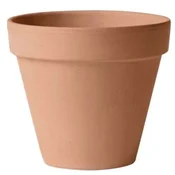 Polnix Keramični cvetlični lonček CLAY neglaziran ITA Standard - pesek 9 cm