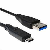Kabel USB 3.0 AM do Type-C (AM/CM), 2 m, črn