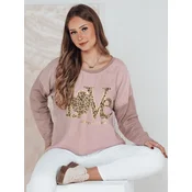 Bluzka damska one size LOVEGLOW różowa Dstreet