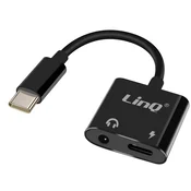 LINQ LinQ, USB C v avdio priključek in USB C adapter za polnjenje - LinQ črna, Črna, (5000220105)