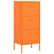 Vidaxl omara za shranjevanje oranžna 42,5x35x101,5 cm jeklo