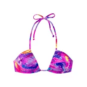 VENICE BEACH Bikini zgornji del temno modra/neonsko lila/oranžna/rdeča
