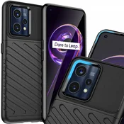 Thunder Case ovitek za Realme 9 Pro+ (9 Pro Plus) - črn