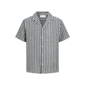 JACK & JONES Srajca JORMONTAUK nočno modra/bela