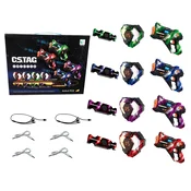 Laser Gun Set with Shields and Belt Sensors