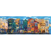 Art puzzle Panoramska sestavljanka Barvno mesto 1000 kosov