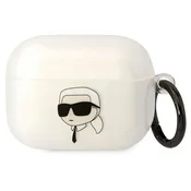 Karl Lagerfeld etui za AirPods Pro, Karls Head, prozoren