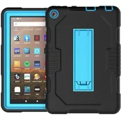 Nikcorp Oklepni etui za Samsung Galaxy Tab A 8.4 s stojalom, trpežen ovitek za tablico, odporen na udarce, črn