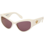 Adidas Originals OR0089 21G ONE SIZE (57) Bela/Rjava