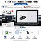 Zaščita sprednjega in zadnjega zaslona | folija iz kaljenega stekla Model 3/Y Highland/Juniper | Šablona – Izvedba zaslona: Model 3 Highland/Model Y Juniper Standard – samo sprednji 16