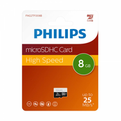 Memorijska kartica PHILIPS Micro SD 8GB V10