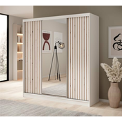 Garderobna omara Ida - 200 cm - bela