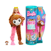 Lutka super iznenadenje Barbie - Color Cutie Reveal, majmun