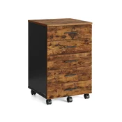Songmics Mobilna arhivska omara 40x42x657 cm rjava