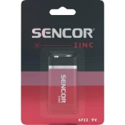 Baterija Sencor 6F22 9V Cink Karbon