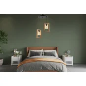 Opviq Luster Rectangle Double B Glass, Crni