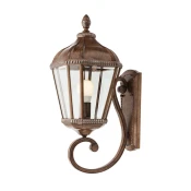 Redo 9656 - Spoljašnja zidna lampa ESSEN 1xE27/70W/230V IP44 braon/patina