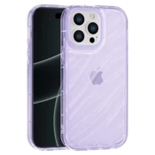 Aurora Wave maska za iPhone 15 Pro - ljubičasta