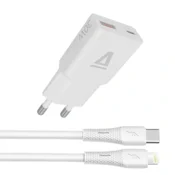 Punjac AVAX CH6414 / USB-C to Lightning / 30W / iPhone Charger / White