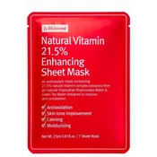 By Wishtrend Natural Vitamin 21.5 Enhancing Sheet Mask - Maska iz Blaga z Antioksidanti in Vitamini 1kos/23ml