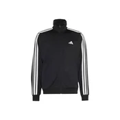 ADIDAS SPORTSWEAR Športna jopa na zadrgo črna / bela