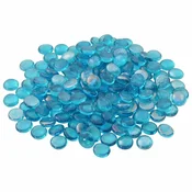 Stakleni nugget 17-19 mm Aqua plava Stakl - Aqua plava 10 kg (1900-2100 kom)