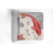 tulup.si Kopalniške preproge Karp ribe 90x60 cm Bela in siva