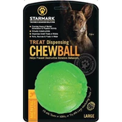 Starmark Treat Dispensing Chew Ball - L: pribl. O 10