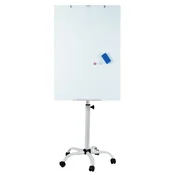 Steklena magnetna tabla na kolesih topboard 100x70
