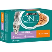 Sensitive - piščanec in korenje, 8 x 85 g