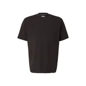 BOSS Majica Collar čokolada/bela