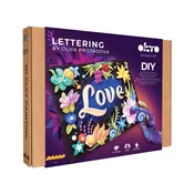 OKTO Lettering Umetniški set Slikanje z maso LOVE 30x40 cm