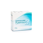 Bausch & Lomb PureVision 2 (6 leća) Dioptrije: 0, Zakrivljenost: 8.6, Promjer: 14