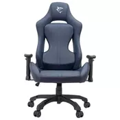 Gejmerska stolica White Shark Monza Blue