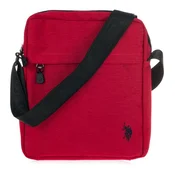 U.S. Polo Assn. torba Knock in Medium Crossbody, unisex, rdeča