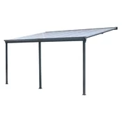 Aluminijska navlaka za terasu San Diego 4,3 x 3 CoverTech antracit