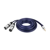 Kabel 3,5 mm stereo vtič - 2x XLR vtič 3-PIN (mešalna enota) vitalco kabel 3,5 mm stereo vtič - 2x XLR vtič 3-PIN (mešalna enota) vitalco 5,0 m (MK32/B)