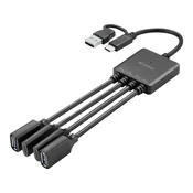 Sandberg USB-C razdelilnik C/A na 2xUSB-A + 2xUSB-C