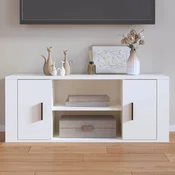 TV ormaric bijeli 100 x 35 x 40 cm od konstruiranog drva