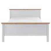 Klasicni Krevet Jasmin Ii 160/200 cm , bela, hrast artisan
