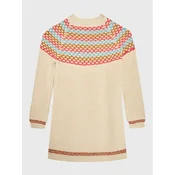 United Colors Of Benetton Pletena obleka 1176HV002 Bež Regular Fit