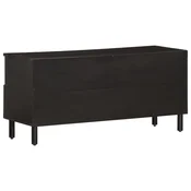 TV ormaric crni 100 x 33 x 46 cm od masivnog drva manga